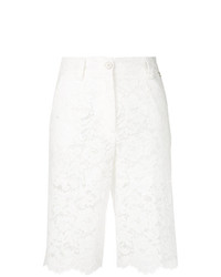weiße bestickte Bermuda-Shorts von Twin-Set