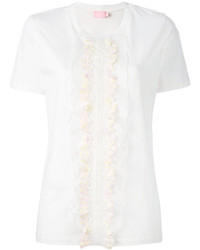weiße bestickte Bluse von Giamba