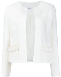 weiße bestickte Jacke von Anine Bing