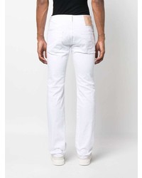 weiße bestickte Jeans von Billionaire