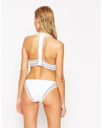 weiße Bikinihose aus Netzstoff von Asos