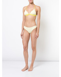 weiße Bikinihose mit Vichy-Muster von Onia