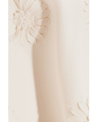 weiße Bluse mit Blumenmuster von Valentino