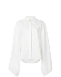 weiße Bluse mit Knöpfen von A.W.A.K.E.