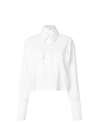 weiße Bluse mit Knöpfen von Aalto