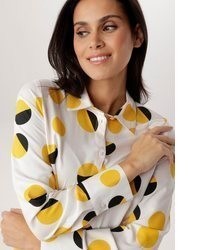 weiße Bluse mit Knöpfen von Aniston SELECTED