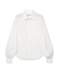weiße Bluse mit Knöpfen von Anna Quan