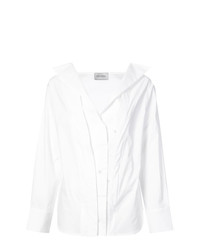 weiße Bluse mit Knöpfen von Balossa White Shirt