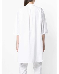 weiße Bluse mit Knöpfen von Labo Art