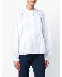 weiße Bluse mit Knöpfen von Ermanno Scervino