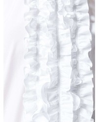 weiße Bluse mit Knöpfen von Comme Des Garcons Comme Des Garcons