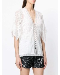 weiße Bluse mit Knöpfen von Chloé