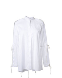 weiße Bluse mit Knöpfen von Dion Lee