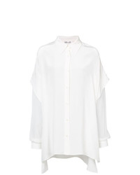 weiße Bluse mit Knöpfen von Dvf Diane Von Furstenberg