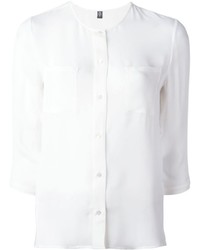 weiße Bluse mit Knöpfen von Eleventy