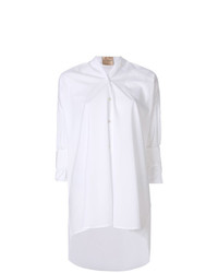 weiße Bluse mit Knöpfen von Erika Cavallini