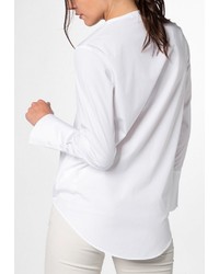 weiße Bluse mit Knöpfen von Eterna