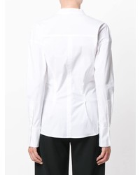 weiße Bluse mit Knöpfen von Theory