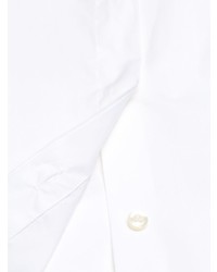 weiße Bluse mit Knöpfen von MM6 MAISON MARGIELA