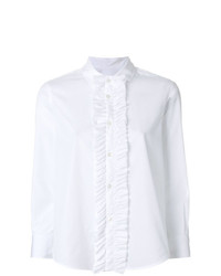 weiße Bluse mit Knöpfen von Lareida