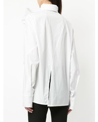 weiße Bluse mit Knöpfen von Gustavo Lins