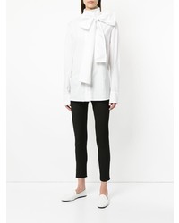 weiße Bluse mit Knöpfen von Gustavo Lins