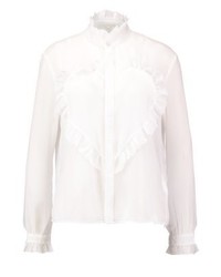 weiße Bluse mit Knöpfen von Little White Lies