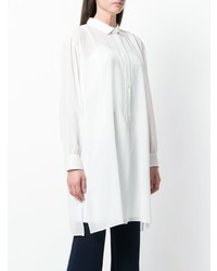 weiße Bluse mit Knöpfen von Dusan