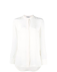 weiße Bluse mit Knöpfen von Loro Piana