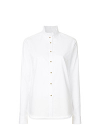 weiße Bluse mit Knöpfen von Macgraw