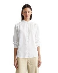 weiße Bluse mit Knöpfen von Marc O'Polo