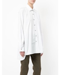 weiße Bluse mit Knöpfen von Ermanno Scervino