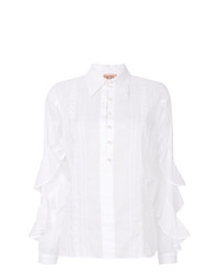 weiße Bluse mit Knöpfen von N°21
