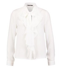 weiße Bluse mit Knöpfen von Only