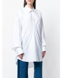weiße Bluse mit Knöpfen von MM6 MAISON MARGIELA