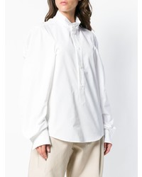 weiße Bluse mit Knöpfen von Hed Mayner