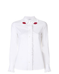 weiße Bluse mit Knöpfen von P.A.R.O.S.H.