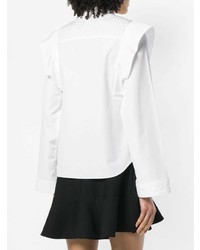 weiße Bluse mit Knöpfen von Chloé