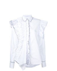 weiße Bluse mit Knöpfen von Preen by Thornton Bregazzi