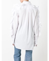 weiße Bluse mit Knöpfen von Preen by Thornton Bregazzi