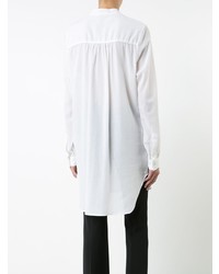 weiße Bluse mit Knöpfen von Ann Demeulemeester