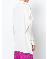 weiße Bluse mit Knöpfen von Dvf Diane Von Furstenberg
