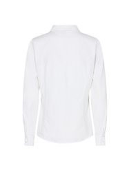 weiße Bluse mit Knöpfen von Soyaconcept