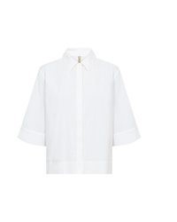 weiße Bluse mit Knöpfen von Soyaconcept