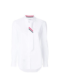 weiße Bluse mit Knöpfen von Thom Browne