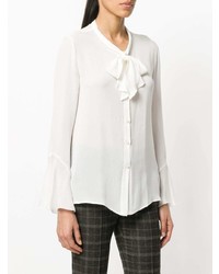 weiße Bluse mit Knöpfen von Etro