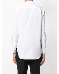 weiße Bluse mit Knöpfen von Thom Browne