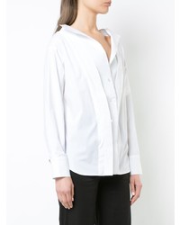 weiße Bluse mit Knöpfen von Balossa White Shirt