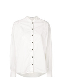 weiße Bluse mit Knöpfen von Tomas Maier