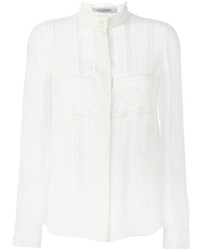 weiße Bluse mit Knöpfen von Valentino